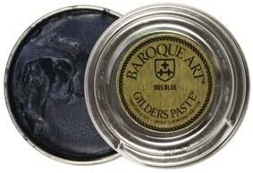 Baroque Art Gilders Paste - Highlight Metal, Wood and More! "Iris Blue" 1.5 oz by Baroque Art