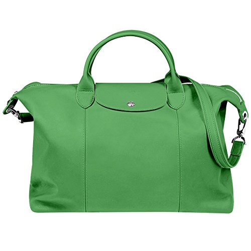 ロンシャン LONGCHAMP LE PLIAGE CUIR ル・プリアージュ キュイール トートバッグ 2WAY ショルダー 1630 737 249 Green(グリーン) 画像