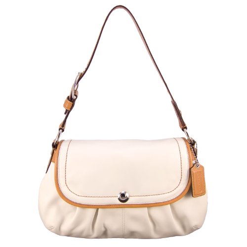 Coach 13729 Soho Pleated Leather Flap Shoulder Handbag