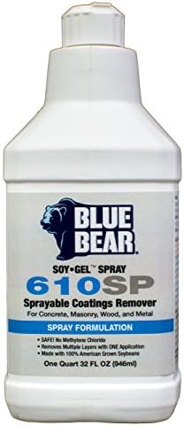 BLUE BEAR 610SP Sprayable Coatings Remover Quart