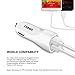 Samsung Galaxy S3 Car Charger 3.1AMP 2-Port USB Cigarette Adapter with 3 feet Micro USB Charging Cable Cord
