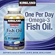 Kirkland Signature Enteric Coated Fish Oil Omega 3 1200 MG Fish Oil, 684 MG of Omega 3 Fatty Acids, 180 softgels