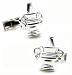 Sterling Silver Champagne Cufflinks