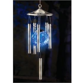 The Solar-Powered Light Show Wind Chime.