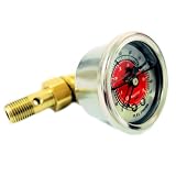 97-01 Acura CL Red Fuel Pressure Gauge Liquid Filled 0-100 PSI by VMS Racing