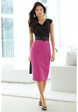 Chadwicks Textured Dress with Free Belt