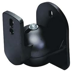 1 Paar Wandhalterungen f�r Lautsprecher, schwarz, 5kg belastbar, 15� neigbar, 180� schwenkbar, LB-W 5B