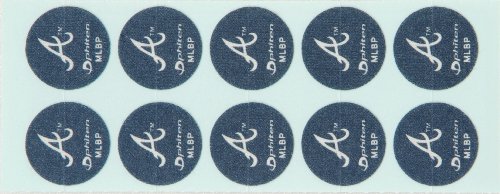 Phiten MLB Authentic Titanium Discs, Atlanta Braves, 30 Discs