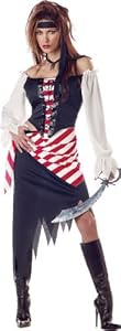 Ruby the Pirate Beauty Costume - Large - Dress Size 10-12