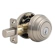 Kwikset Signatures 985 Grade 1 Security Double Cylinder SmartKey Deadbolt in Satin Nickel Finish #99850-058
