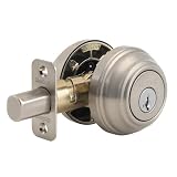 Tools & Hardware : Kwikset 99850-058 Signatures 985 Grade 1 Security Double Cylinder SmartKey Deadbolt, Satin Nickel