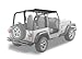 Bestop 5253235 Black Diamond Safari-Style Bikini Top For 2003-2006 Wrangler (Except Unlimited), Large