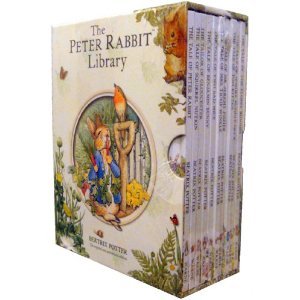 Beatrix Potter Peter Rabbit Library 10 Book Box Set Pack RRP: £ 35.00 Collection (Flopsy Bunnies, Jemima Puddle-Duck, Tom Kitte, Mr Jeremy Fisher, Tiggy-Winkle, Two Bad Mice, Benjamin Bunny, Tailor of Gloucester, Squirrel Nutkin, Tale Peter Rabbit) (Peter Rabbit Library)