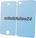 Bedifol® UltraClear film de protection écran (6 pièces) adapté pour Apple iPhone 4 front+ back side