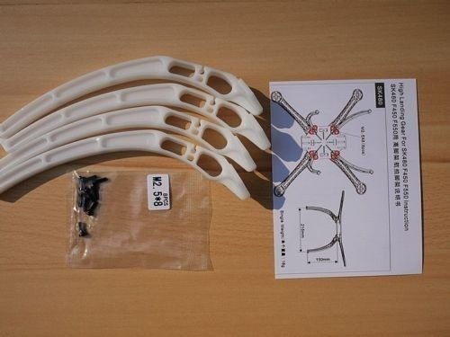 Hobbypower Universal Tall Landing Gear Skid for DJI F450 F550 Sk480 Multirotor Quadcopter