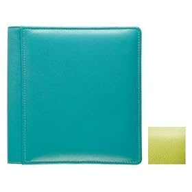 RODEO LIME-GREEN #102 leather 2-up album by Raika - 4x6