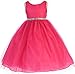 AkiDress Yoryu Ruched Round Neck Chiffon Flower Girl Dress for Little Girl