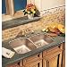 Blanco Stainless Steel Undermount Double Bowl Sink Silver Ease Matte Finish