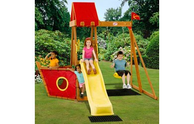 Plum Swashbuckler Wooden Play Centre