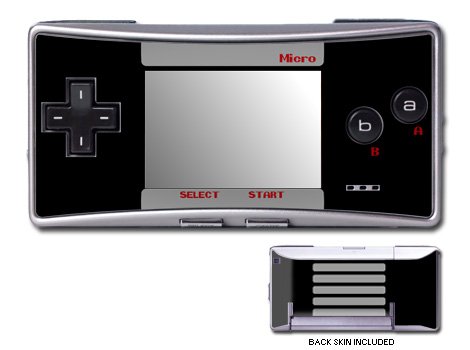 Retro Design GameBoy Micro Decorative Protector Skin Decal Sticker
