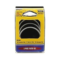 Digital Concepts 52mm 3-Piece Polarizing/UV/F-DL Filter Kit w/ Metal-Rim