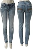 DOLLHOUSE Destroyed Skinny Denim Jeans