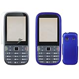 iFase Brand Samsung Gravity TXT T379 Combo Rubber Dark Blue Protective Case ....