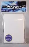 YuGiOh D Dek Prot Flat Gaming Card Sleeves Starlight White 50 Count