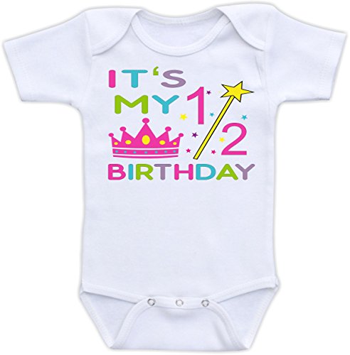 Its My Half Birthday 12 Months Bodysuit Desertcart INDIA