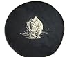 SpareCover&reg; Brawny Series - Black denim Spare Tire Cover fits Wrangler, Disco, Isuzu, Passport Rhino 30" - 31"