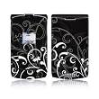B&W Fleur Design Protective Skin Decal Sticker for Motorola RAZR V3/ V3i/ V3c/ V3m/ V3r/ V3t Cell Phones