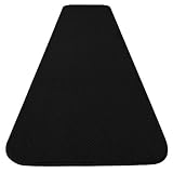 Skid-resistant Carpet Runner - Black - 12 Ft. X 36 In. - Many Other Sizes to Choose From