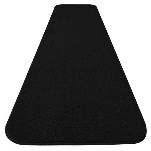 Skid-resistant Carpet Runner - Black - 12 Ft. X 36 In. - Many Other Sizes to Choose From
