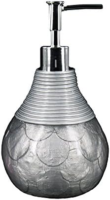 Resin Soap Dispenser with Stainless Soap Pump for Shampoo, Shower Gel, Conditioner, Hand Cream, Body Lotion ~ Best Gift for Birthday, Chrismast, Halloween, for Home Decoration (Available in Silver and Gold)