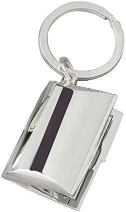 Locket Key Chain, Nickel Plated