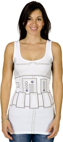 Stormtrooper Star Wars Mighty Fine Juniors Babydoll Tank Top Select Shirt Size: X-Large