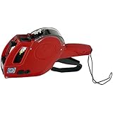 Pricemarker Pricing Marking Gun, 1 Line, 6 Digits/Bands/Characters. BONUS Includes 1 Pre-loaded Ink Roller and 1 Replacement Ink Roller. Uses 10x19 Labels. By Motex&reg;. Interchangeable with Monarch 1110&reg; labels/ink roller and other 10x19 labels.