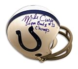 Mike Curtis Autographed/Hand Signed Baltimore Colts Mini Helmet Inscribed ''Super Bowl V Champs''