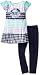 Flapdoodles Girls 2-6X Tie Dye Ruffle Dress Set, Tie Dye, 4