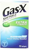 Gas-X Extra Strength Antigas, Softgel 72 Ea