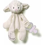 Gund Baby Pacifier Clip, Lena Lamb (Discontinued by Manufacturer)