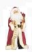 15 Red Victorian Santa Doll Figurine holding a Naughty or Nice list and a sack of toys