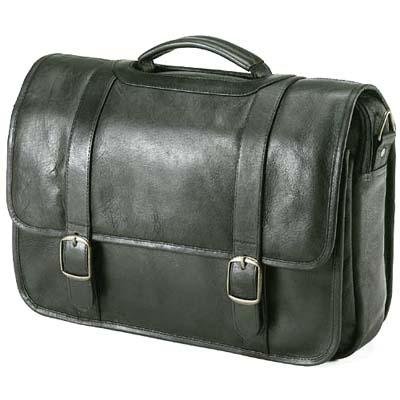 Clava Porthole Flap Briefcase Vachetta Cafe