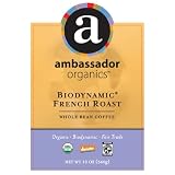 Ambassador Organics Decaf French Roast Whole Bean Organic Coffee 12 Ounce