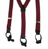 Petite Diamonds Jacquard Button-End Suspenders by CTM