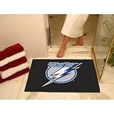 Tampa Bay Lightning Hooded Tackle Twill Sweatshirt, Size= X-Large