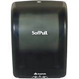 Georgia-Pacific SofPull 59489 Translucent Smoke Mechanical Hardwound Roll Towel Dispenser