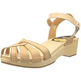 swedish hasbeens Women's Cross-Strap Debutant Platform Sandal