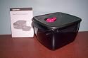 Tupperware Vent N Serve Medium Deep Microwave Container Blue