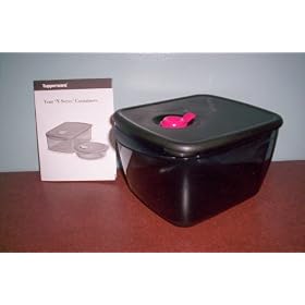 Tupperware Vent N Serve Medium Deep Microwave Container by Tupperware